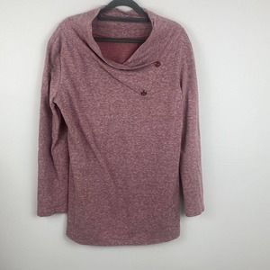 Tunic Size XL Long Sleeves Buttons on Collar Pullover Unbranded